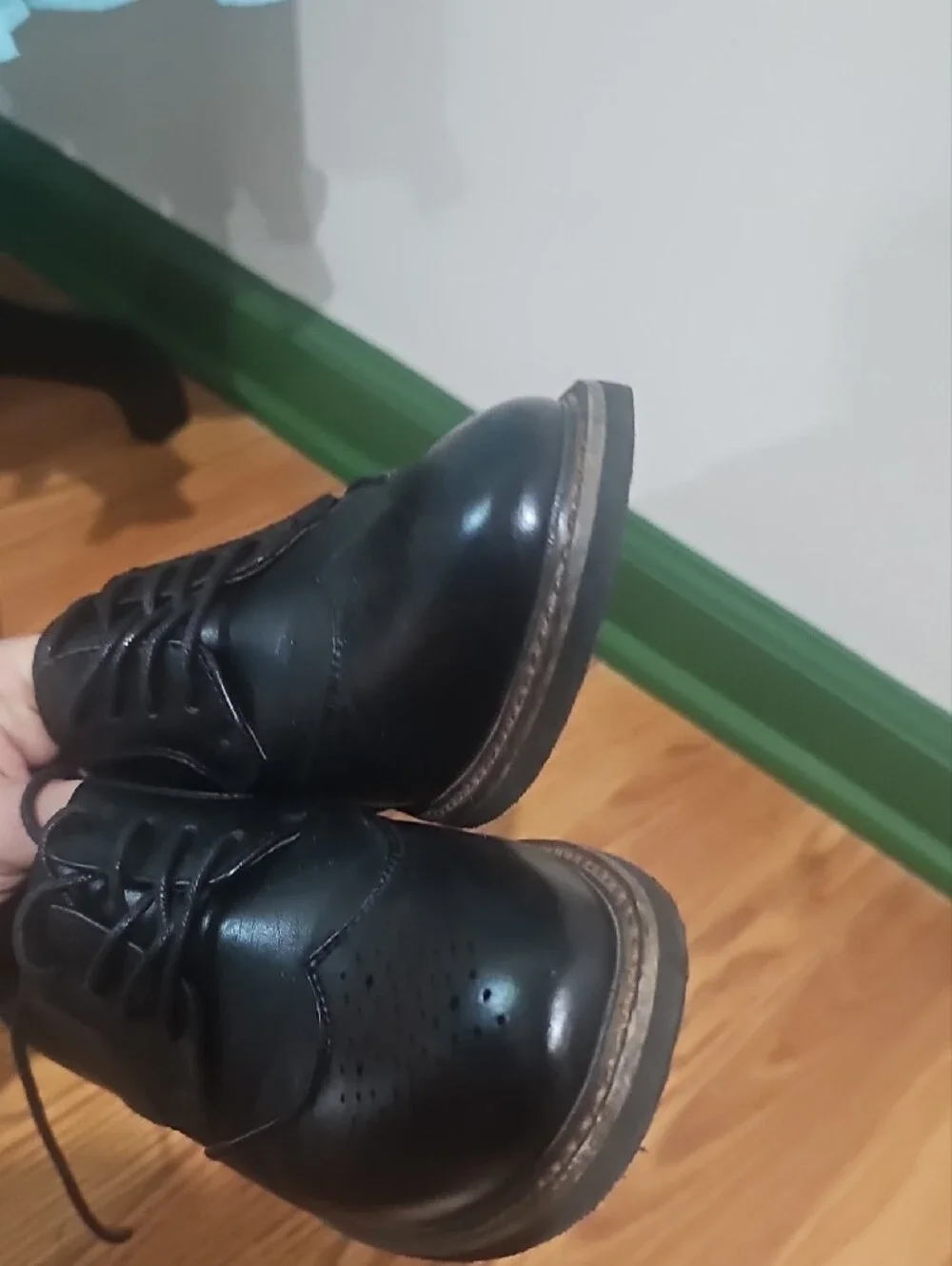 Deer Stags Black Boys' Dress Oxfords